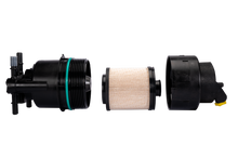 Load image into Gallery viewer, Fleece Performance FPE-FMC-FFUB-1116 Fleece Performance Under Bed Fuel Filter for 2011-2016 Ford 6.7L Power Stroke for Select Ford F-250 Super Duty, Ford F-350 Super Duty, Ford F-450 Super Duty