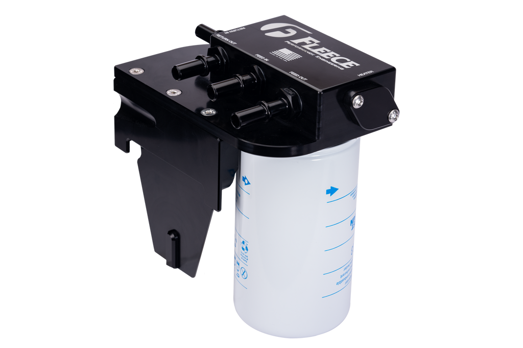 Fleece Performance FPE-FMC-UBFA-1724 Fleece Performance Under Bed Fuel Filter Assembly for 2017-2024 Ford F250-550 for Select Ford F-250 Super Duty, Ford F-350 Super Duty, Ford F-450 Super Duty, Ford F-550 Super Duty