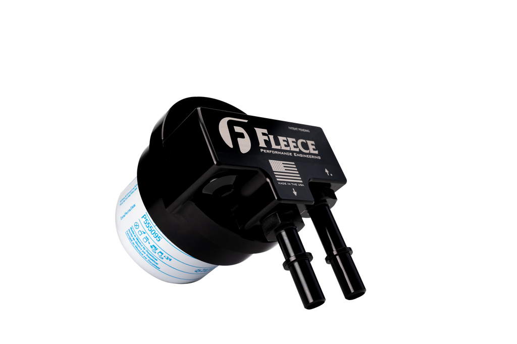Fleece Performance FPE-FMC-UHFA-1123 Fleece Performance Engine Mounted Filter Assembly for 6.7L Ford Powerstroke for Select Ford F-250 Super Duty, Ford F-350 Super Duty, Ford F-450 Super Duty