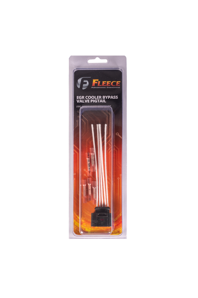Fleece Performance FPE-HAR-CUMM-EGR-VL-PT EGR Cooler Bypass Valve Pigtail for 2013-2022 Ram with Cummins for Select Ram 2500, Ram