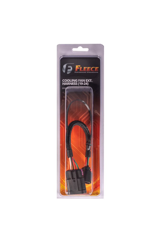 Fleece Performance FPE-HAR-CUMM-FAN-1924 Cooling Fan Extension Harness for 2019-2024 Ram with Cummins for Select Ram 2500, Ram