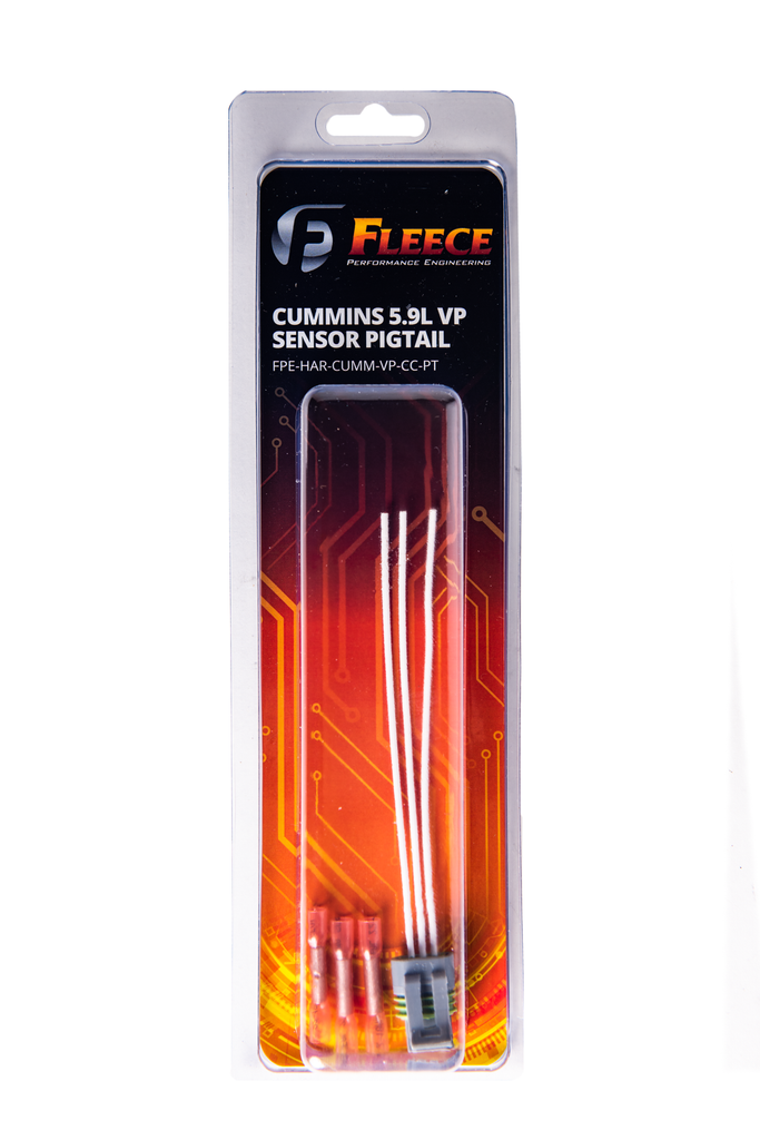 Fleece Performance FPE-HAR-CUMM-VP-CC-PT Cummins 5.9L VP Crankshaft and Camshaft Sensor Pigtail for Select Dodge Ram 2500, Dodge Ram