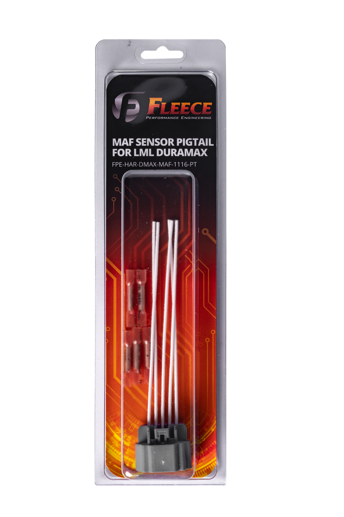 Fleece Performance FPE-HAR-DMAX-MAF-1116-PT MAF Sensor Pigtail for 2011-2016 LML Duramax for Select Chevrolet Silverado HD, Chevrolet Silverado HD, GMC Sierra HD, GMC Sierra HD