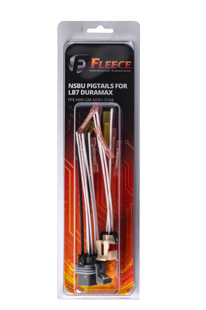 Fleece Performance FPE-HAR-GM-NSBU-0104 NSBU Pigtails for 2001-2004 GM Trucks with Allison Transmission for Select Chevrolet Silverado HD, Chevrolet Silverado 3500, GMC Sierra HD, GMC Sierra