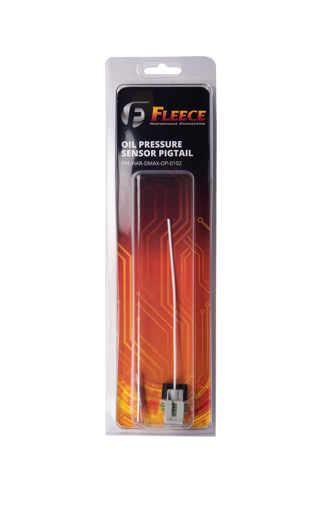 Fleece Performance FPE-HAR-DMAX-OP-0102 Duramax Oil Pressure Sensor Pigtail - LB7 for Select Chevrolet Silverado HD, Chevrolet Silverado 3500, GMC Sierra HD, GMC Sierra