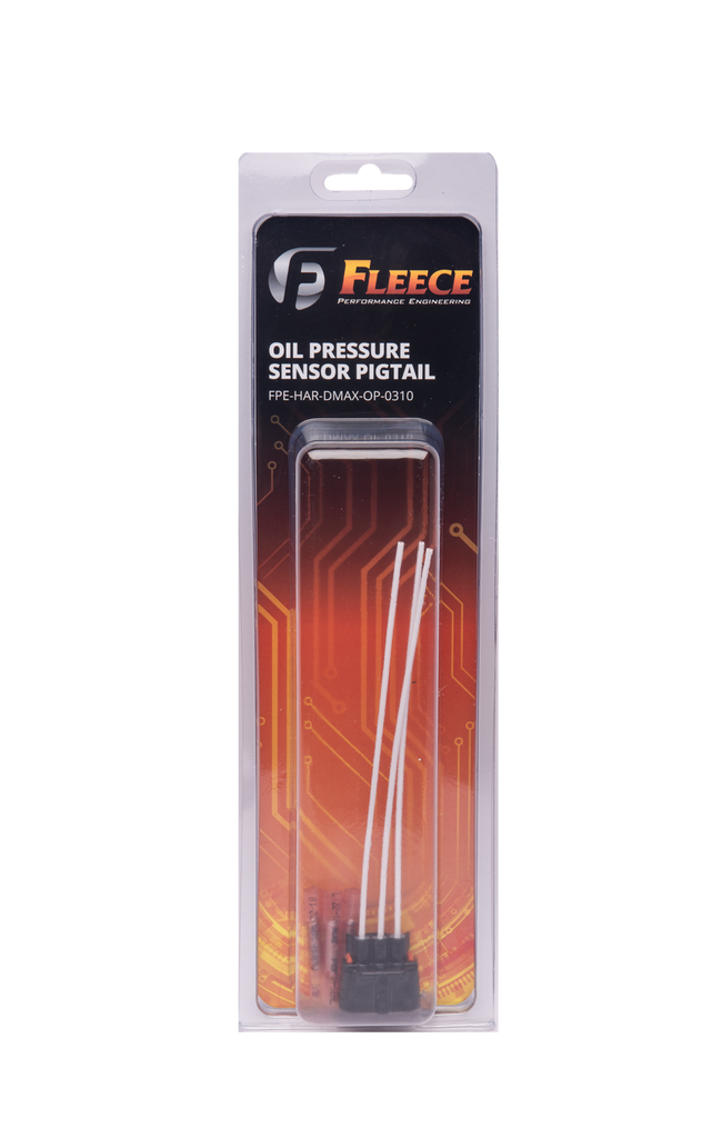 Fleece Performance FPE-HAR-DMAX-OP-0310 Duramax Oil Pressure Sensor Pigtail (2003-2010) for Select Chevrolet Silverado HD, Chevrolet Silverado HD Classic, Chevrolet Silverado 3500, Chevrolet Silverado Classic, Chevrolet Silverado HD, GMC Sierra HD, GMC
