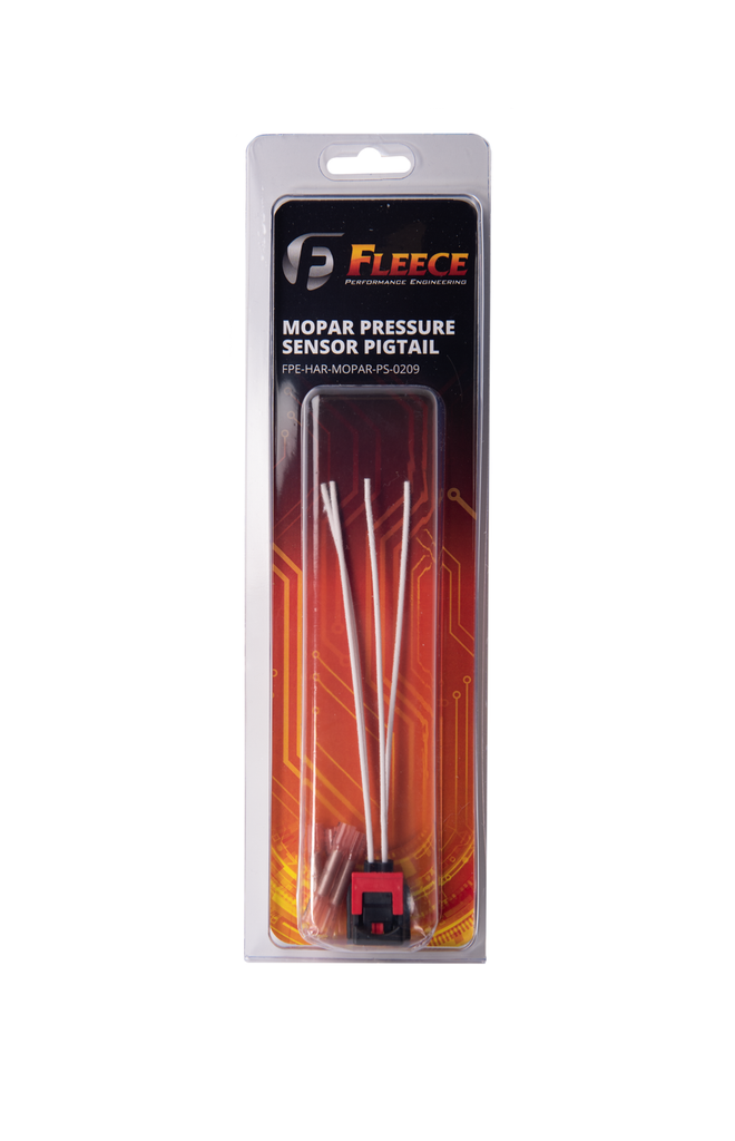 Fleece Performance FPE-HAR-MOPAR-PS-0209 MOPAR Pressure Sensor Pigtail for Select Dodge Ram 1500, Dodge Ram 2500, Dodge Ram 3500, Dodge Ram 4500, Dodge Ram