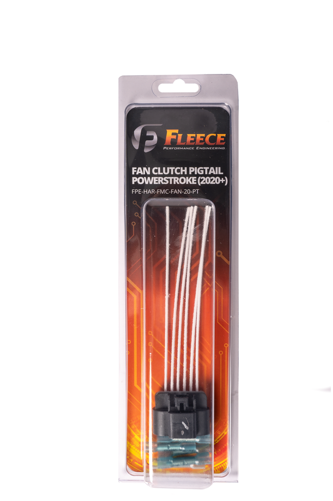 Fleece Performance FPE-HAR-FMC-FAN-20-PT Cooling Fan Pigtail for Ford Powerstroke (2020+) for Select Ford F-250 Super Duty, Ford F-350 Super Duty