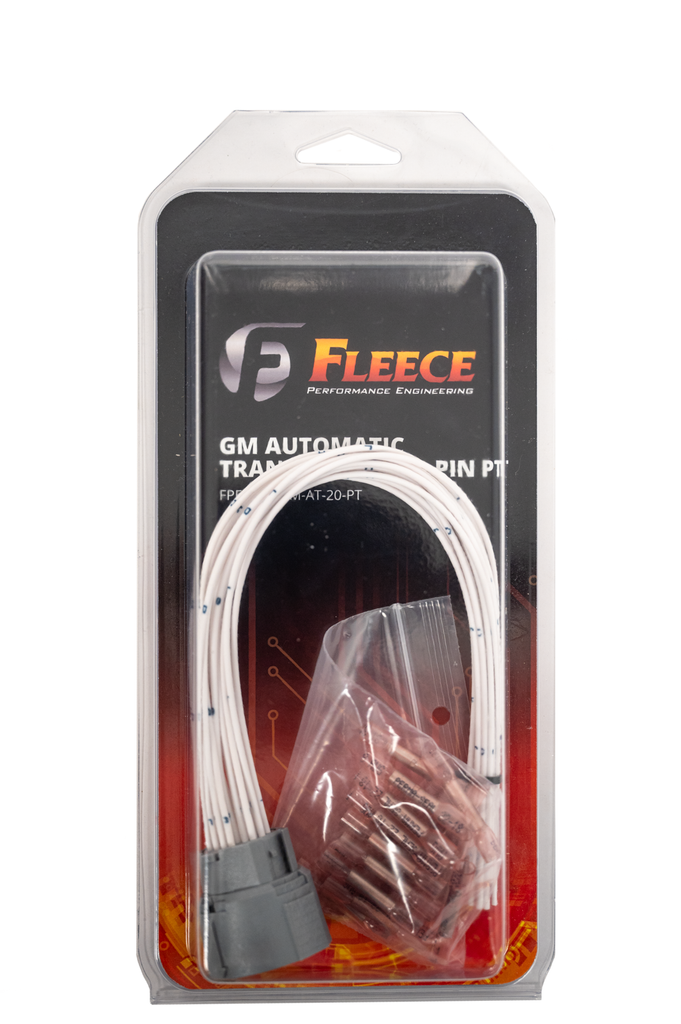 Fleece Performance FPE-HAR-GM-AT-20-PT GM Automatic Transmission 20-Pin Pigtail for Select Chevrolet Silverado HD, Chevrolet Silverado HD Classic, Chevrolet Silverado 3500, GMC Sierra HD, GMC Sierra HD Classic, GMC Sierra 3500, GMC Sierra Classic, GMC