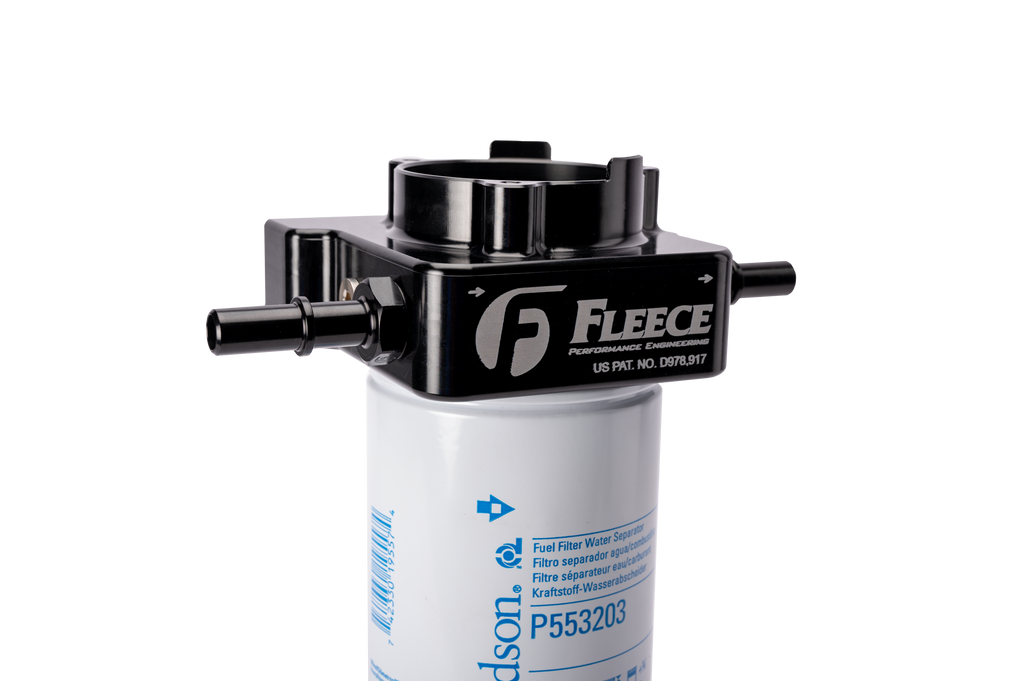 Fleece Performance FPE-L5P-FFBA-20 L5P Fuel Filter Upgrade Kit (2020-2024 Short Bed and 2024 Standard Cab Long Bed) for Select Chevrolet Silverado HD, Chevrolet Silverado HD, GMC Sierra HD, GMC Sierra HD