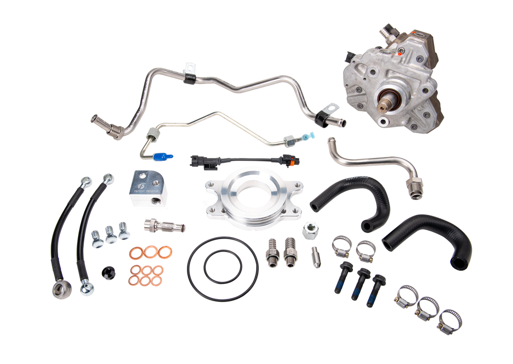 Fleece Performance FPE-LML-CP3-10 LML CP3 Conversion Kit with Heavy Duty CP3 for 2011-2016 Duramax for Select Chevrolet Silverado HD, Chevrolet Silverado HD, GMC Sierra HD, GMC Sierra HD