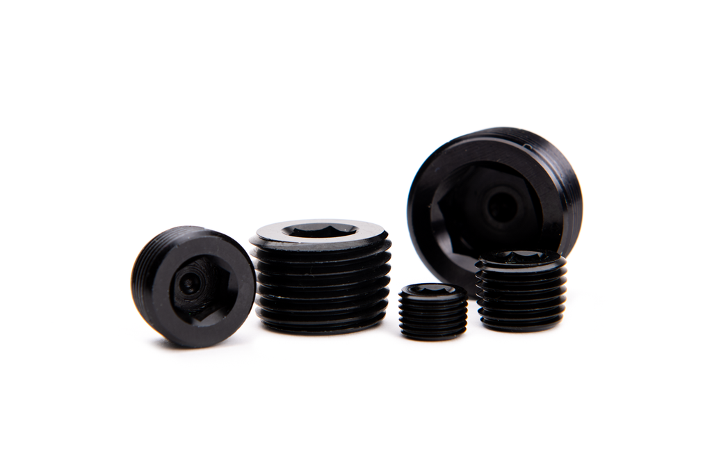Fleece Performance FPE-NPT-38 3/8" NPT Hex Socket Plug Black