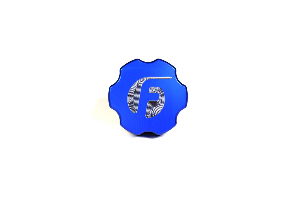 Fleece Performance FPE-OC-CR-F-BLU 2003-2018 Cummins Billet Oil Cap Cover Blue for Select Dodge Ram 2500, Dodge Ram 3500, Ram 2500, Ram