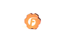 Load image into Gallery viewer, Fleece Performance FPE-OC-CR-F-ORG 2003-2018 Cummins Billet Oil Cap Cover Orange for Select Dodge Ram 2500, Dodge Ram 3500, Ram 2500, Ram