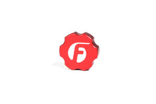 Load image into Gallery viewer, Fleece Performance FPE-OC-CR-F-RED 2003-2018 Cummins Billet Oil Cap Cover Red for Select Dodge Ram 2500, Dodge Ram 3500, Ram 2500, Ram