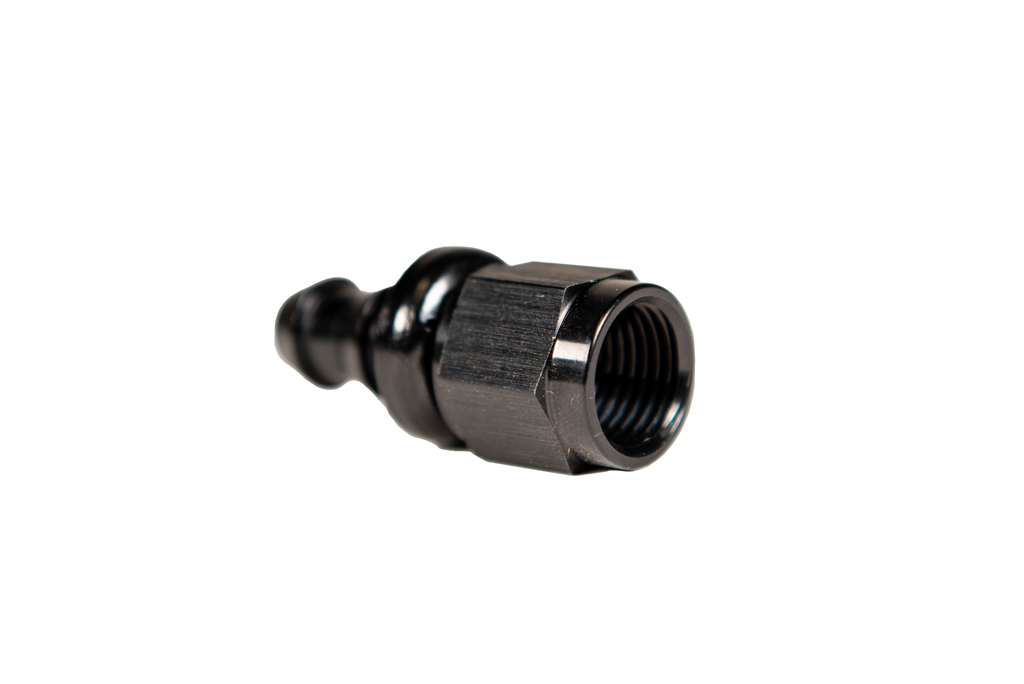 Fleece Performance FPE-PL-00-06 -6 Straight to Hose Barb - Black