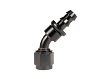 Load image into Gallery viewer, Fleece Performance FPE-PL-45-08 -8 45deg to Hose Barb - Black