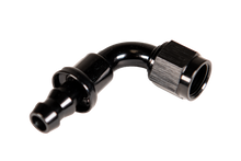 Load image into Gallery viewer, Fleece Performance FPE-PL-90-06 -6 90deg to Hose Barb - Black