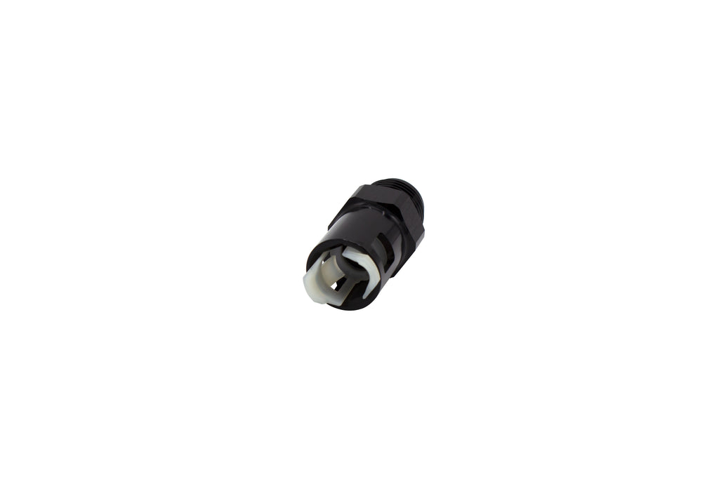 Fleece Performance FPE-QUCON-OE-38 3/8" Quick Connect to -8AN Male Adapter for OEM Dodge Ram Cummins Sending Unit