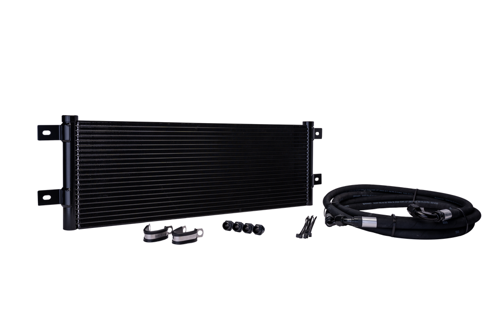 Fleece Performance FPE-TC-CUMM-0709 Transmission Cooler and Line Kit for 2007.5-2009 Ram 2500/3500 for Select Dodge Ram 2500, Dodge Ram