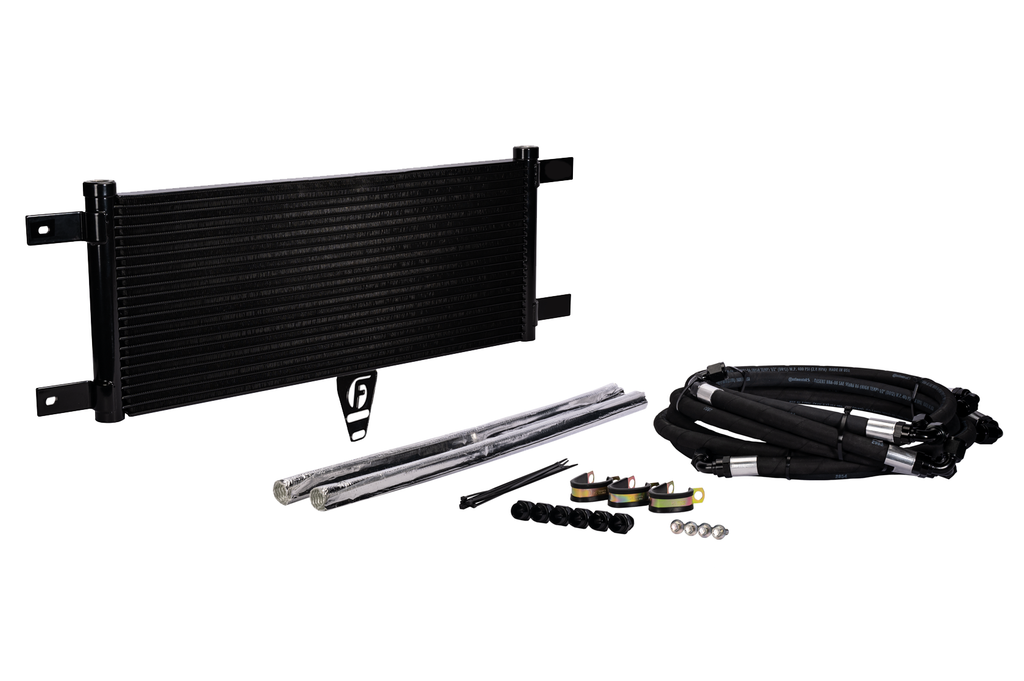 Fleece Performance FPE-TC-CUMM-1318 Transmission Cooler and Line kit for 2013-2018 Ram for Select Ram 2500, Ram