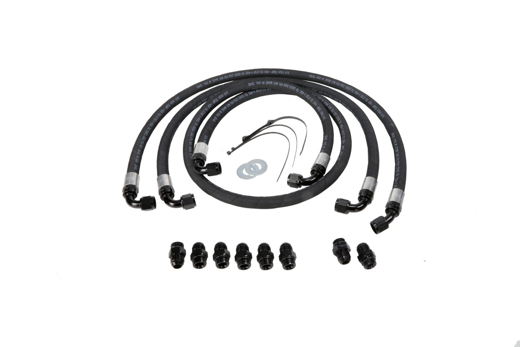 Fleece Performance FPE-TL-LBZ-LMM Allison Transmission Cooler Lines for 2006-2010 (LBZ-LMM) for Select Chevrolet Silverado HD, Chevrolet Silverado HD Classic, Chevrolet Silverado 3500, Chevrolet Silverado Classic, Chevrolet Silverado HD, GMC Sierra HD,