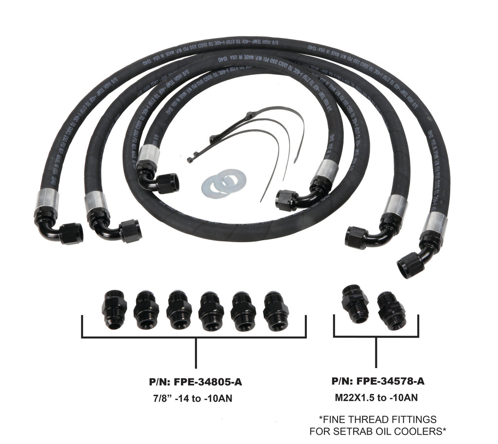 Fleece Performance FPE-TL-LBZ-LMM Allison Transmission Cooler Lines for 2006-2010 (LBZ-LMM) for Select Chevrolet Silverado HD, Chevrolet Silverado HD Classic, Chevrolet Silverado 3500, Chevrolet Silverado Classic, Chevrolet Silverado HD, GMC Sierra HD,