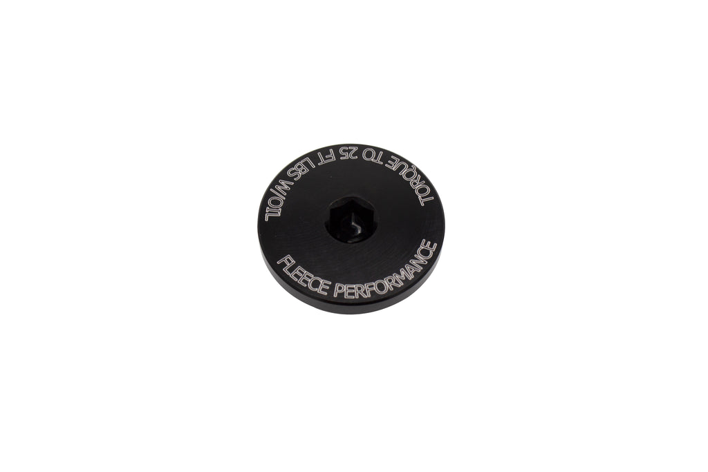 Fleece Performance FPE-TURBO-THERM Duramax Turbo Thermostat Delete Plug for Select Chevrolet Silverado HD, Chevrolet Silverado HD Classic, Chevrolet Silverado 3500, Chevrolet Silverado Classic, Chevrolet Silverado HD, GMC Sierra HD, GMC Sierra HD