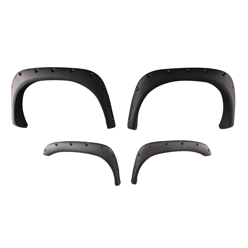 Black Horse Off Road FPSRA02 Fender Flares for Select Dodge Ram 1500, Dodge Ram 2500, Dodge Ram
