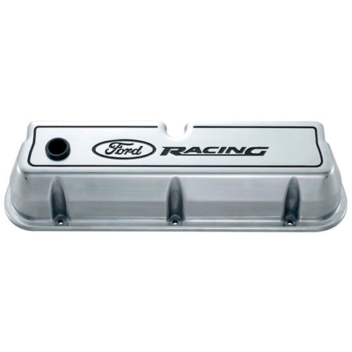 FORD 302-001 Die Cast Alm Valve Cover Set  w/Ford Racing Logo