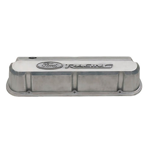 FORD 302-146 Slant Edge Valve Cover Set w/Ford Racing Logo