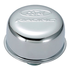Load image into Gallery viewer, FORD 302-215 Chrome Steel Breather W/Ford Racing Logo