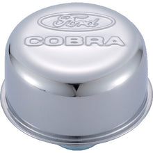 Load image into Gallery viewer, FORD 302-225 Chrome Steel Breather W/Ford Cobra Logo