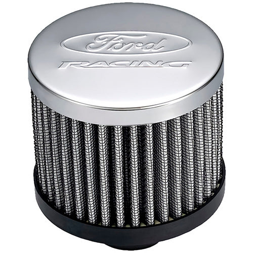 FORD 302-236 Valve Cover Breather w/ Steel Top Chrome