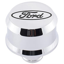 Load image into Gallery viewer, FORD 302-439 Valve Cover Breather w/ Slant Edge  Alm Chrome