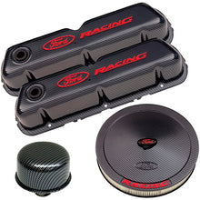 Load image into Gallery viewer, FORD 302-520 Engine Dress up Kit C/F w/Ford Racing Logo