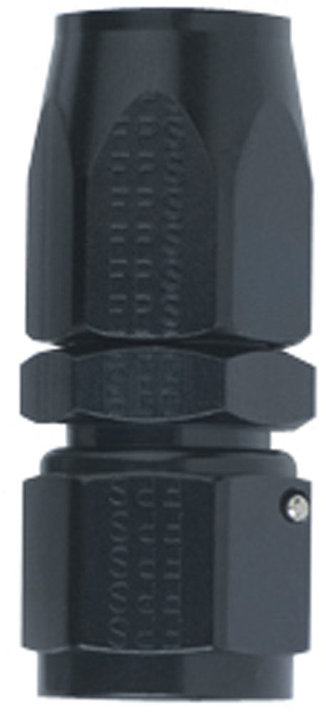 FRAGOLA 100116-BL Hose Fitting #16 Str Black