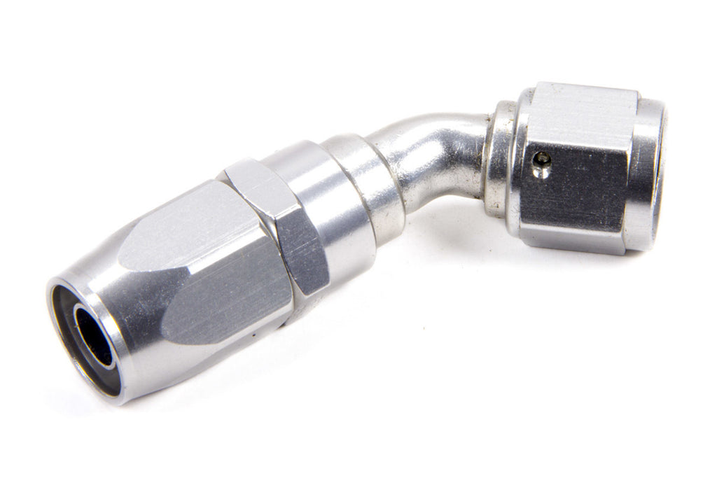 FRAGOLA 104512-CL #12 45-Degr Power Flow Hose End - Clear