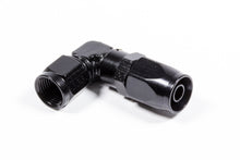 Load image into Gallery viewer, FRAGOLA 109106-BL #6 x 90 Low Profile Forged Hose End Black