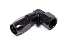 Load image into Gallery viewer, FRAGOLA 109108-BL #8 x 90 Low Profile Forged Hose End Black