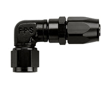 Load image into Gallery viewer, FRAGOLA 109120-BL Hose Fitting #20 90 Degr Black - Low Pro-File