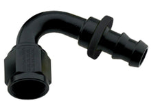 Load image into Gallery viewer, FRAGOLA 212016-BL Hose Fitting #16 120 Deg Push Lock Black