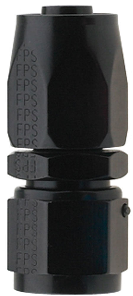 FRAGOLA 220110-BL Hose Fitting #10 Str Pro-Flow Black