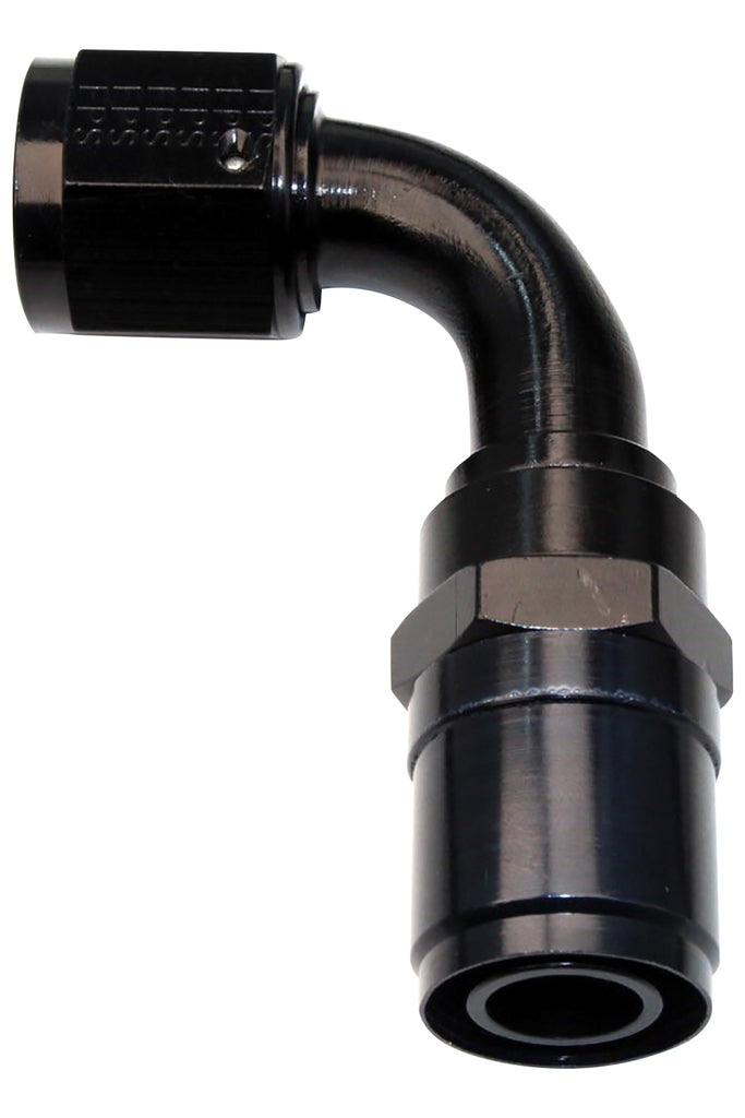 FRAGOLA 2609012 #12 Race-Rite Crimp-On Hose End 90-Degree
