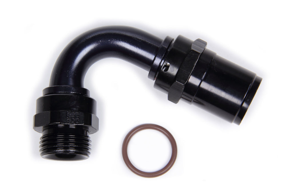 FRAGOLA 2612012-RAD #12 Race-Rite Crimp-On Hose End 120-Degree