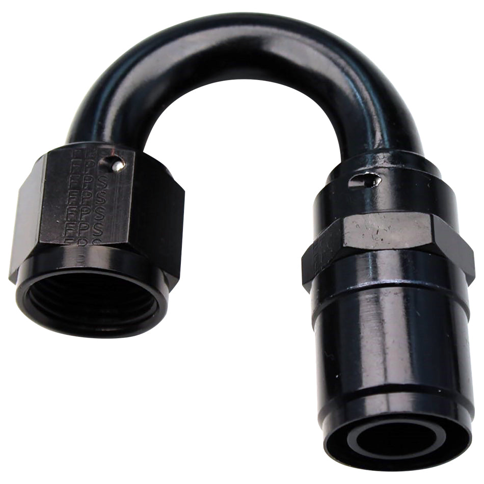 FRAGOLA 2618008 #8 Race-Rite Crimp-On Hose End 180-Degree