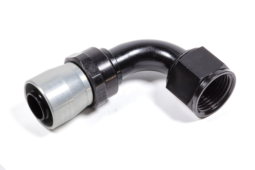 FRAGOLA 3109012 #12 90-Degree Crimp Hose Fitting