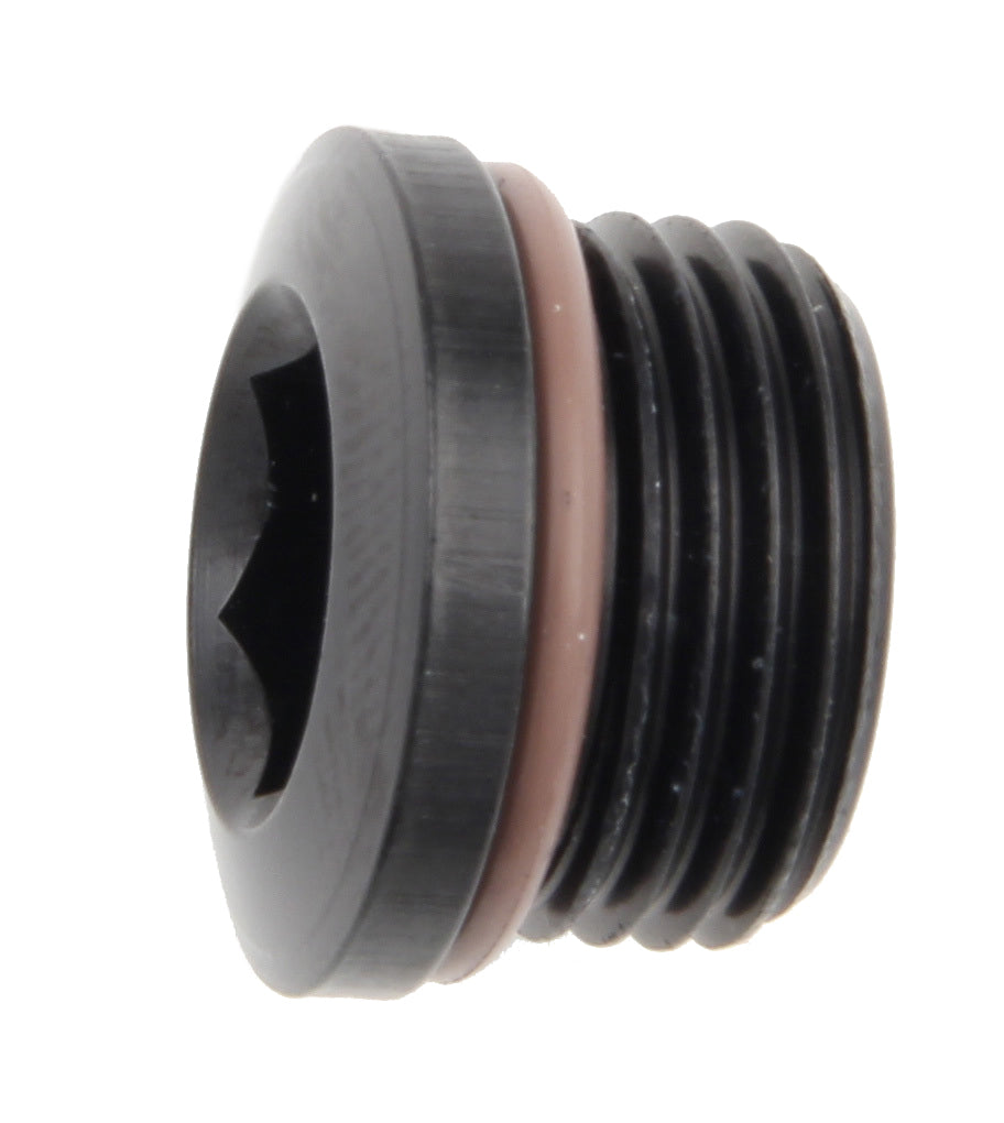 FRAGOLA 481308-BL #8 Port Plug w/ Socket Hex