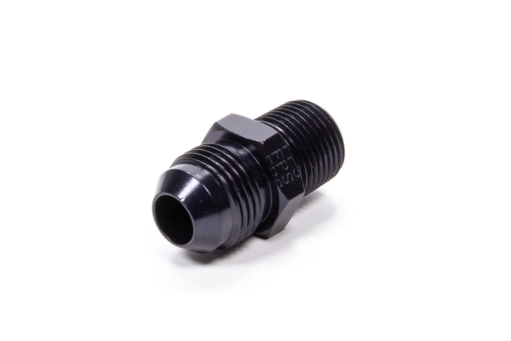 FRAGOLA 481607-BL Straight Adapter Fitting #8 x 1/4 MPT Black