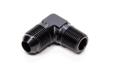 Load image into Gallery viewer, FRAGOLA 482207-BL 90 Deg Adapter Fitting #8 x 1/4 MPT Black